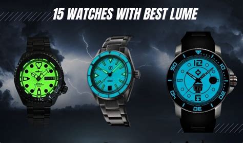 affordable watches with best lume.